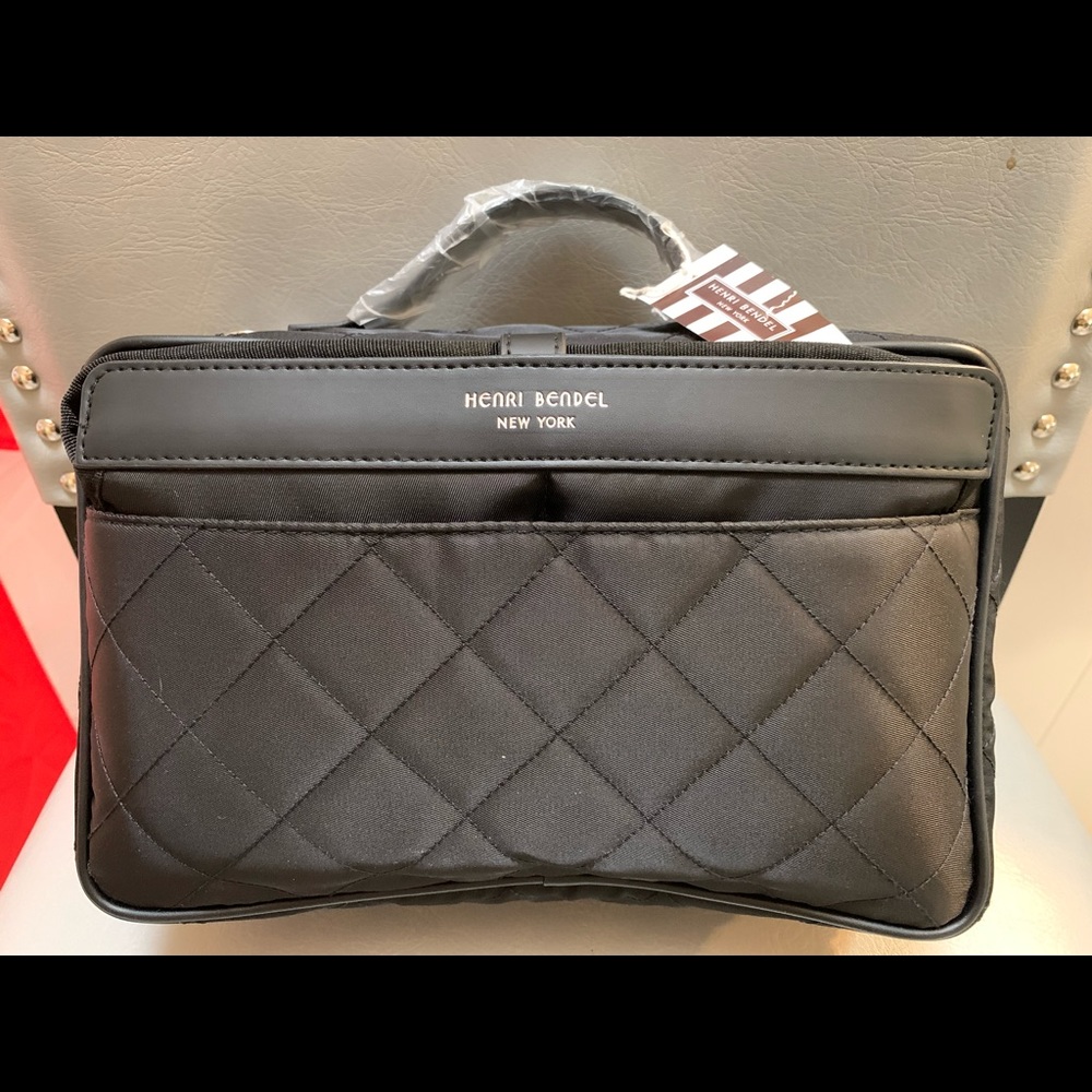 Henri bendel baby bag organizer black nylon
